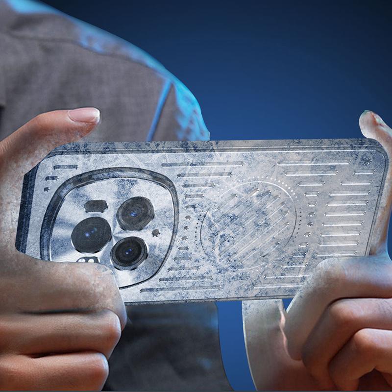 For Honor Magic6 Pro 5G Heat Dissipation Phone Case TPU+Aluminum Alloy Back Cover