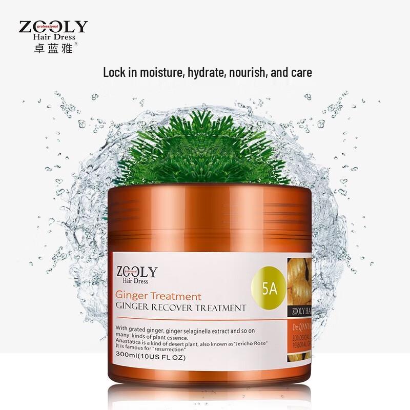 Zhuolanya Ginger & Resurrection Grass Hydrating Hair Mask