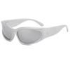 Trendy Climbing Sunglasses Y2K Outdoor Sports Shades Millennium Futuristic Sun Glasses UV Protection Outdoors Climbing Eyewear