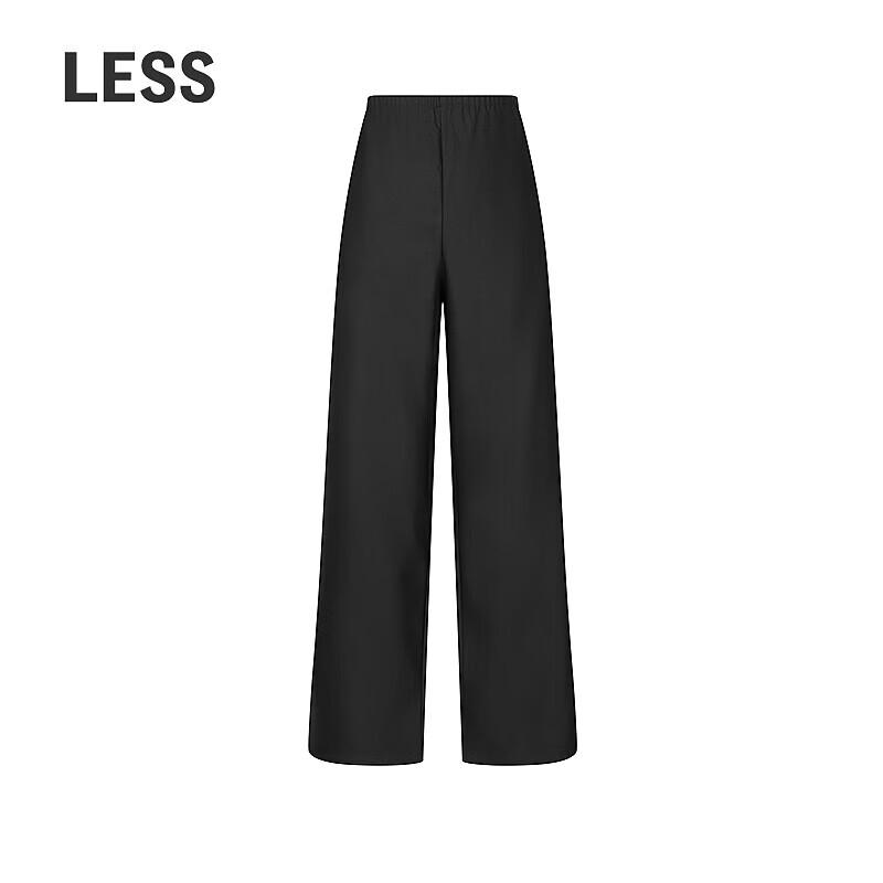 

LESS 2025 Winter Merino Wool Loose Straight Casual Trousers M