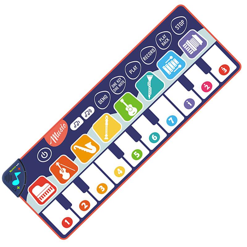 Dětská multifunkční hudební klavírní podložka Podlahové piano pro batolata Klávesnice s Midi dětskou podložkou Hudební koberec Vzdělávací hračky Dárky pro děti