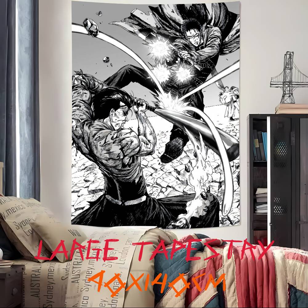 Large HOT Popular Cool Anime One PPunchS Top Man Tapestry Decoration Bedroom Dormitory Background Tapestry