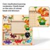 Non-Toxic Magnetic Color And Number Maze Montessori Dinosaur Counting Matching Learning Puzzle Board Toddler Fine Motor Skills Travel Toys