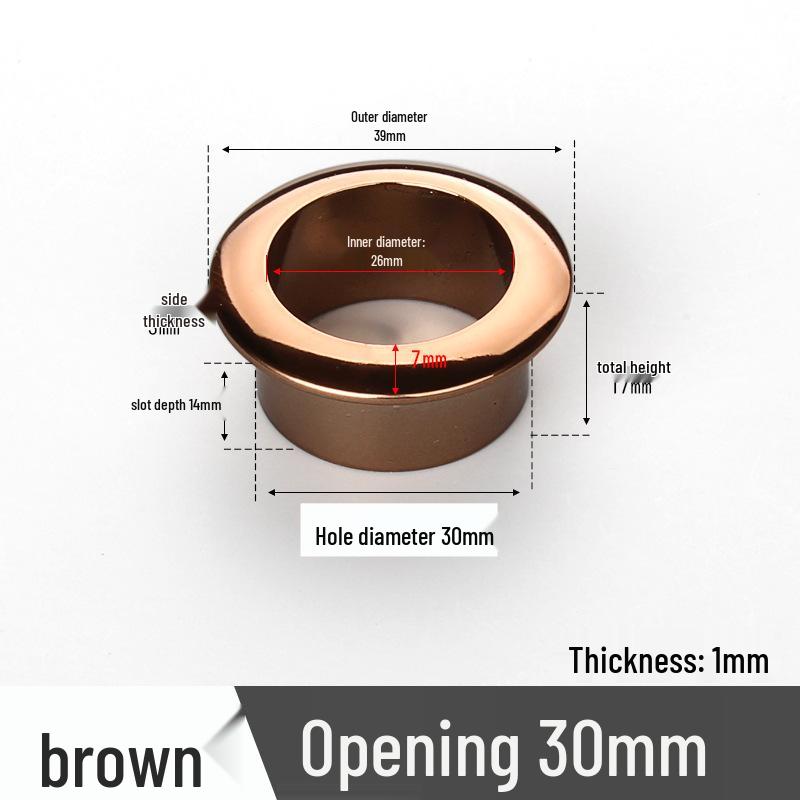 Round Cable Grommet: Desk Cable Organizer & Ventilation Cover