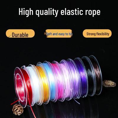Elastic Crystal Beading Cord for DIY Handmade Buddhist Bead Bracelets