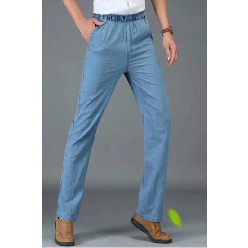 New Men's Business Casual Pants Men Solid Color Pockets Cotton Pants Breathable Fashion Soft Comfortable Trousers Plus Size 5XL