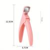 U-Shaped French False Nail Scissors Professional Stainless Steel Head Nail Clipper Acrylic Gel French False Nail Tips Clipper