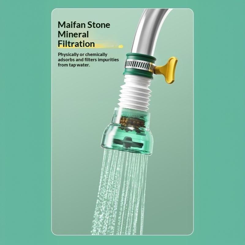 Faucet Water Filter With 360 Degree Rotation Anti Splash Design Efficient Purification For Kitchen Bathroom Sink Daily Home Use