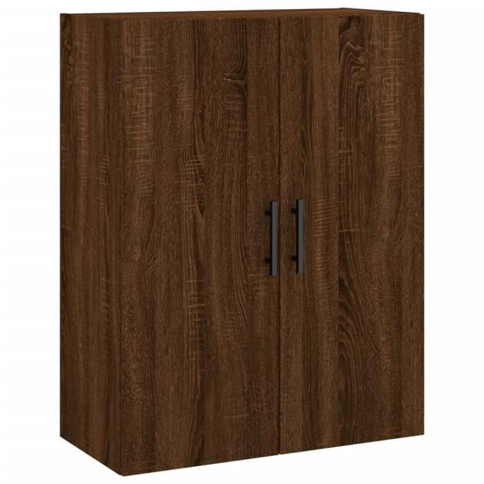 VidaXL Armoire murale chêne marron 69,5x34x90 cm 828451
