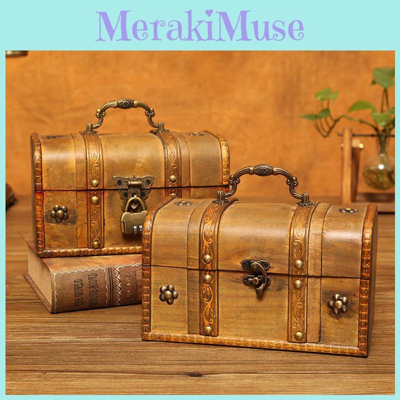 Classic Wooden Organizer Box For Desk Storage And Home Decor