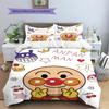 Anpanman Classic Bedding Set Duvet Cover Pillowcase No Filler, Soft Home Bedroom Decor, Perfect Gift for Fans.chl