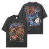 New York Basketball Knicks Champions Graphic Print Vintage Washed Cotton T-shirt  Men Women Streetwear Harajuku Fashion Oversized Top Summer New Tee