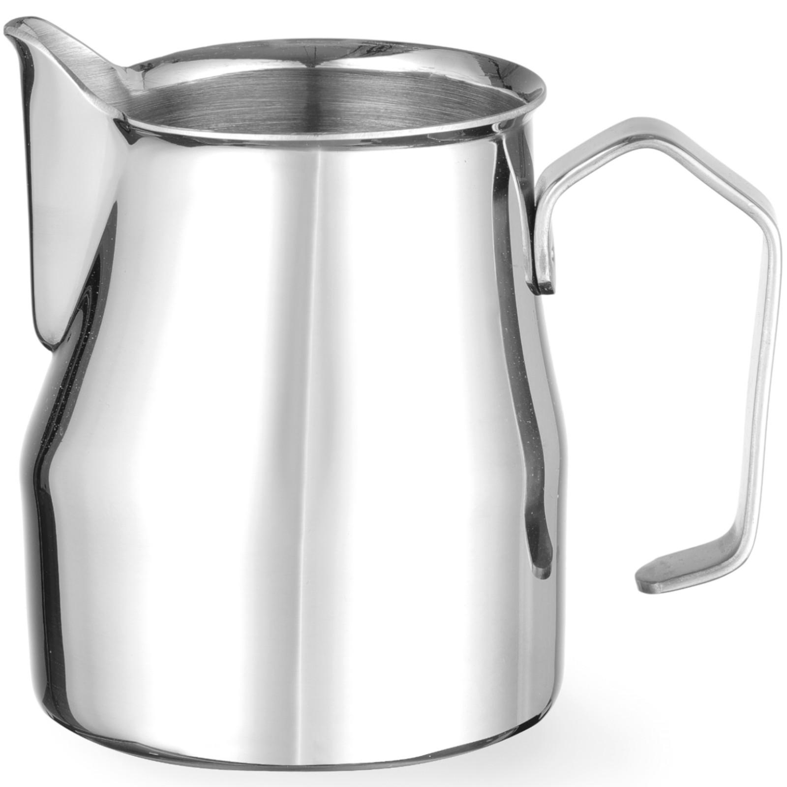 Kännchen zum Aufschäumen von Milch für Latte Cappuccino Kaffee 035 l Hendi 451038