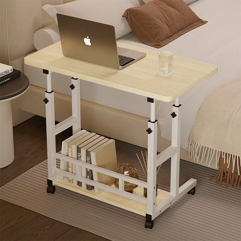 Mobile Study Desk: Adjustable Bedside Computer Table for Dorms & Bedrooms