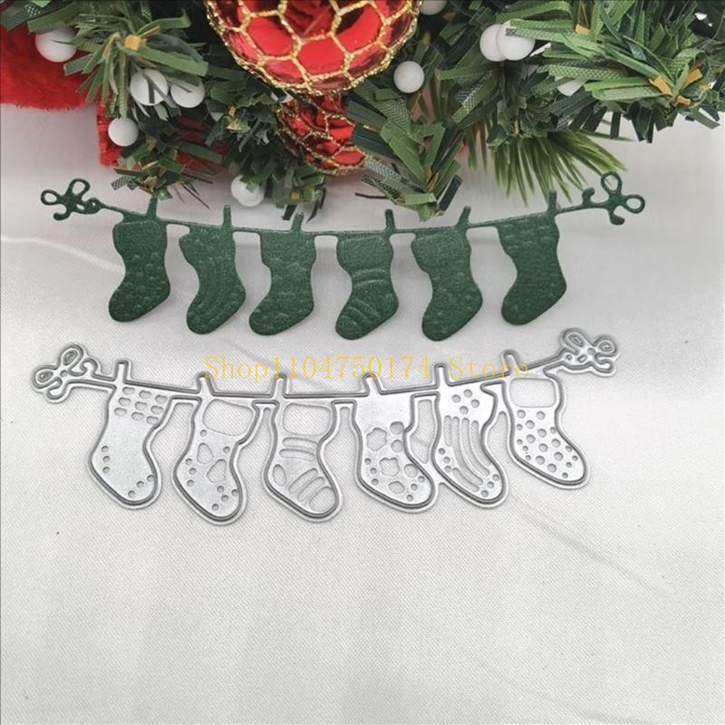 Christmas Sock Metal Cutting Dies Stencils Crafts Cards Cutting Die Cut top sale China Mainland