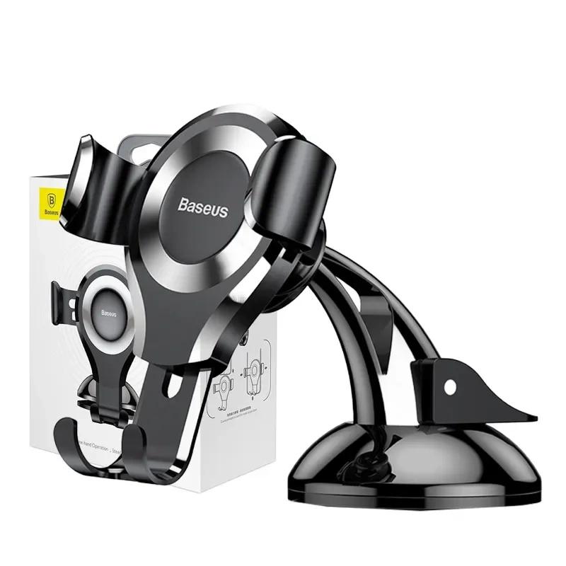 Car Gravity Holder Baseus Osculum For Phone (Silver)