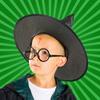 Harry Potter costume, carnival ball, glasses, wand, 134-140, disguise, cape, 134-140