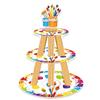 Graffiti Painting Theme Three-Layer Paper Cake Stand Cake Dessert Ornament Party Decorations