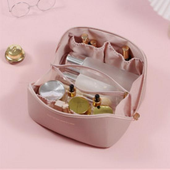 High-Capacity Fabric Cosmetic & Pencil Case - Japanese Ins Style Wash Bag