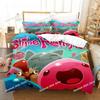 3D Anime Spiel Slime Rancher 2 Bettwäsche-Set Bedruckte Bettbezug Kissenbezug Einzel Doppel Stil Queen King Size Sets