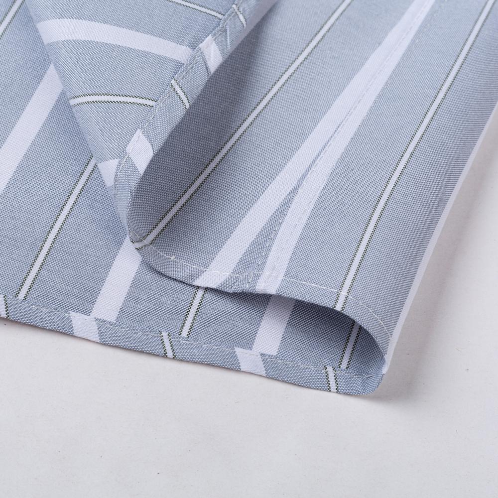 Men's Striped / Solid Short Sleeve Oxford Cotton Button Down Shirt, Summer Casual Comfort Lightweight Breathable with Chest Pocket