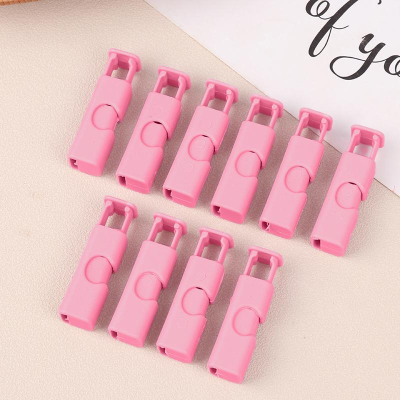 10pcs Food Sealing Clips Portable Kitchen Storage Food Snack Seal Sealing Bag Clips Sealer Clamp Plastic Tool Kitchen Accessorie