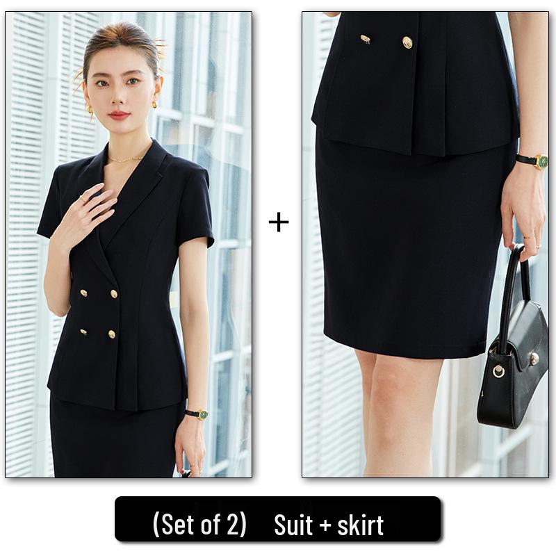Women's Elegant Suit Jacket - 2026 Formal High-End Receptionist Workwear Set