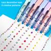 Correction Tape Decorative Sticker Pen Animal Press Type Decorative Pen Cute Pattern Decorative Tape Student Stationery Supplies