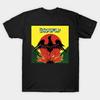 Men Black Print T-shirt Soulfly No-Cut Transfer Paper Print Cotton Tshirt