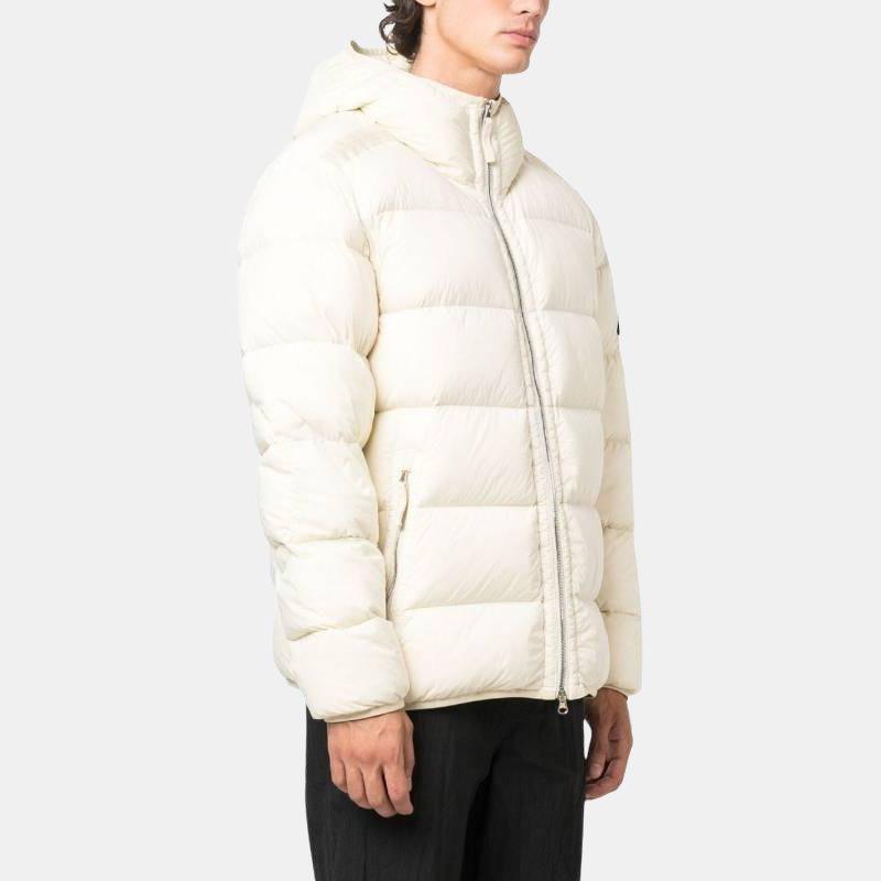 STONE ISLAND Compass Patch Zip Up Puffer Jacket 791543728-V0097