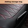 Breathable Car Seat Cushion Faux Leather Comfortable Breathable Car Seat Pad Car Driving Support Seat Anti-Slip Chair Cover