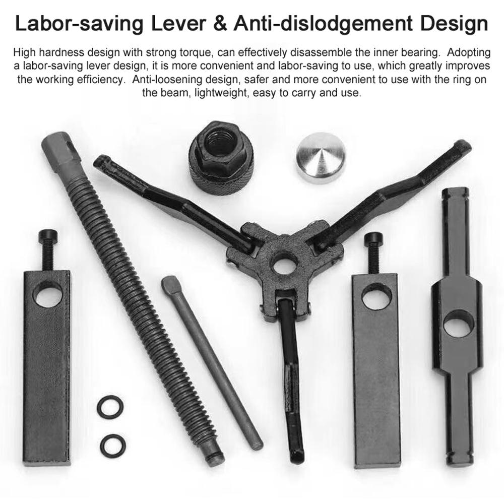 Car Interior and Exterior Bearing Puller Heavy Duty Gear Extractor 3 Jaw Puller Car Repairing Tool Kit Labor Saving