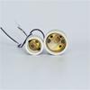 2/5/10/20pcs Pack E14 E27 Ceramic Screw Light Socket,E12 E26 Porcelain Lamp Bulb Holder with Wire for Incandescent Halogen Bulb