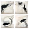 Ink Geometric Print Home Decor Pillowcase Bedroom Living Room Sofa Decoration Polyester Cushion Cover With Zipper