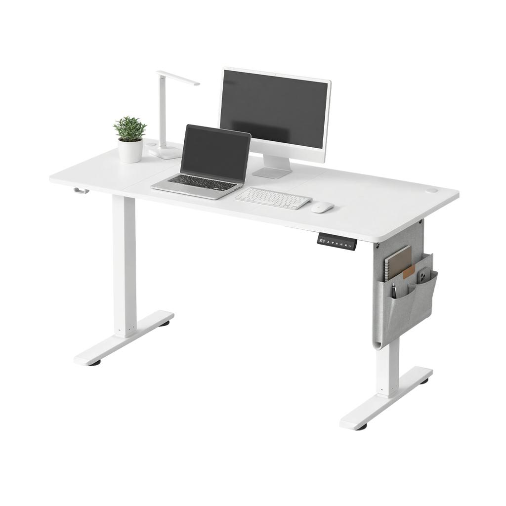 SONGMICS Electric Height Adjustable Desk, 180 x 80 x (72-120) cm, Sit-Stand Table, 4 Heights Memory Function for Office, Home Office
