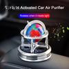 Car Aromatherapy Solar Air Purifier Globe Rotating Perfume Decor Energy Eco-Friendly Release Odor Eliminator Safe Fragrance High-quality Alloy