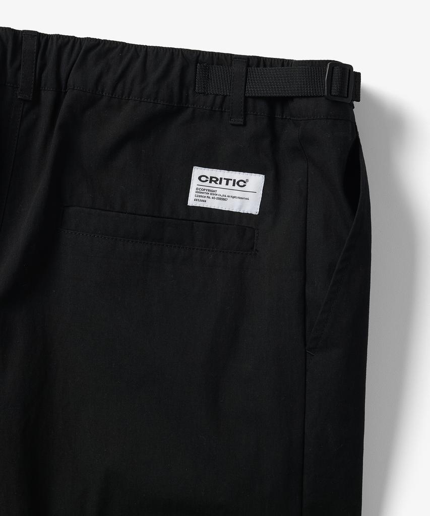 CRITIC 2Tuck Big Wide Pants Black