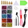 Full DIY Set 2000pcs/box SS10 Hot Fix Rhinestones With Hotfix Applicator Crystal Glass Iron On Rhinestones for Dress,bag,shoes