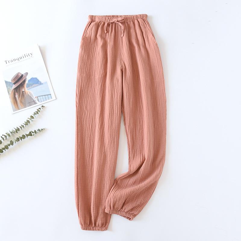 Women's Loose Cotton Joggers - Spring/Summer Casual Slimming Home & Sleep Pants