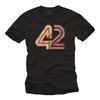 Men's T-shirt “Deep Thought AI Ki” with 42 Print – Answer To Life, Universe & Everything, Nerd Gamer Tee, Gift for Men and Teenagers