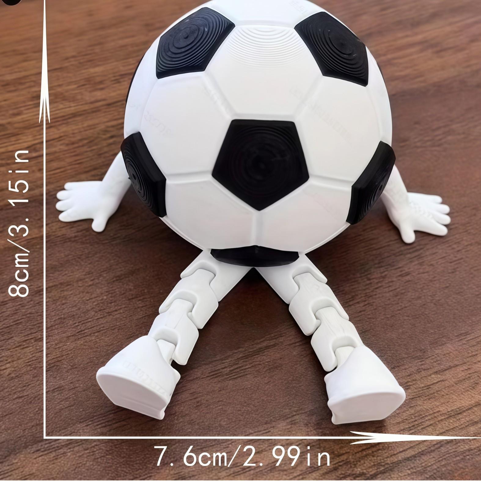 1PC Basketball sitting man football sitting villain craft small ornament