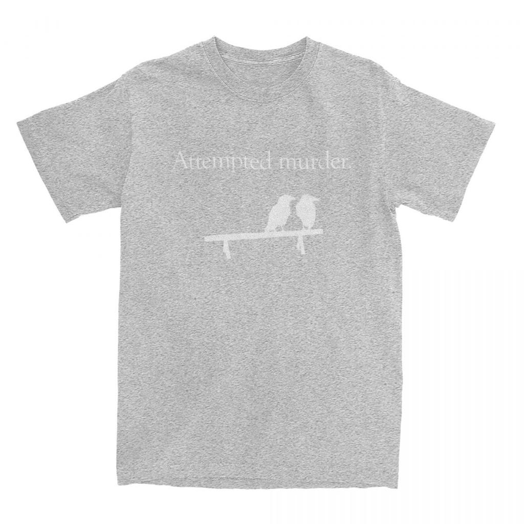Men Women Attempted Murder Shirt Accessories 100% Cotton Tops T-shirt Vintage Tees Summer