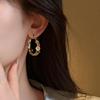 2024 Light Luxury Daisy Flower Circle Earrings - Women's High-End Ear Cuffs & Hoops