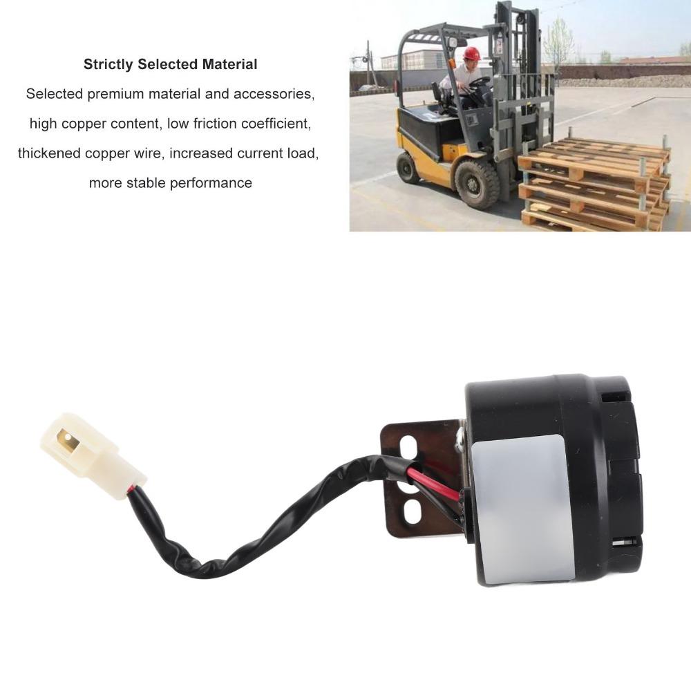 Wide Compatibility 12-48V Voltage Forklift Backup Alarm With Wire Stable Beeping Backup Alarm Reverse Beeper Electric Forklift