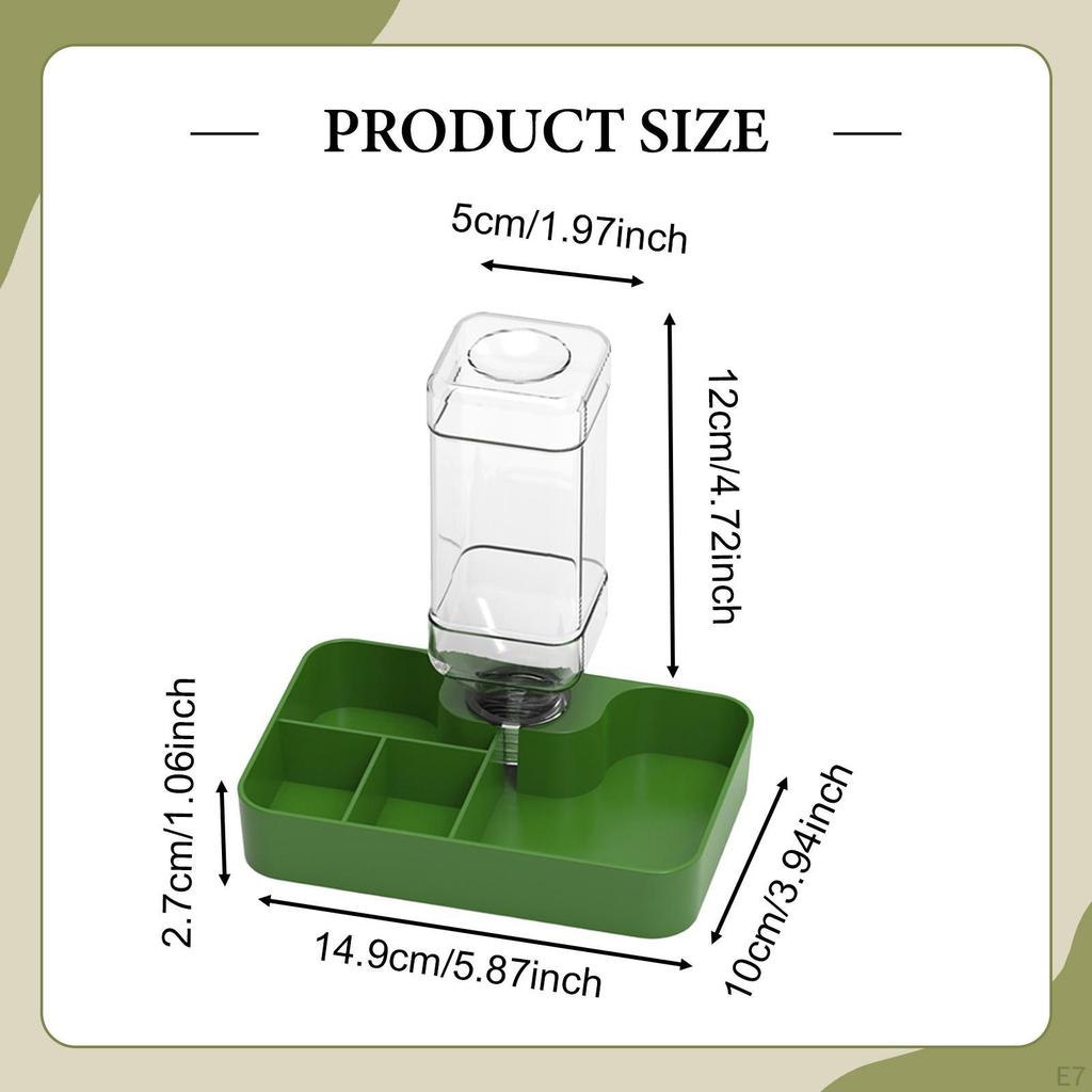 Distributeur d'eau automatique pour reptiles, abreuvoir, gamelle pour nourriture, pour gecko, caméléon