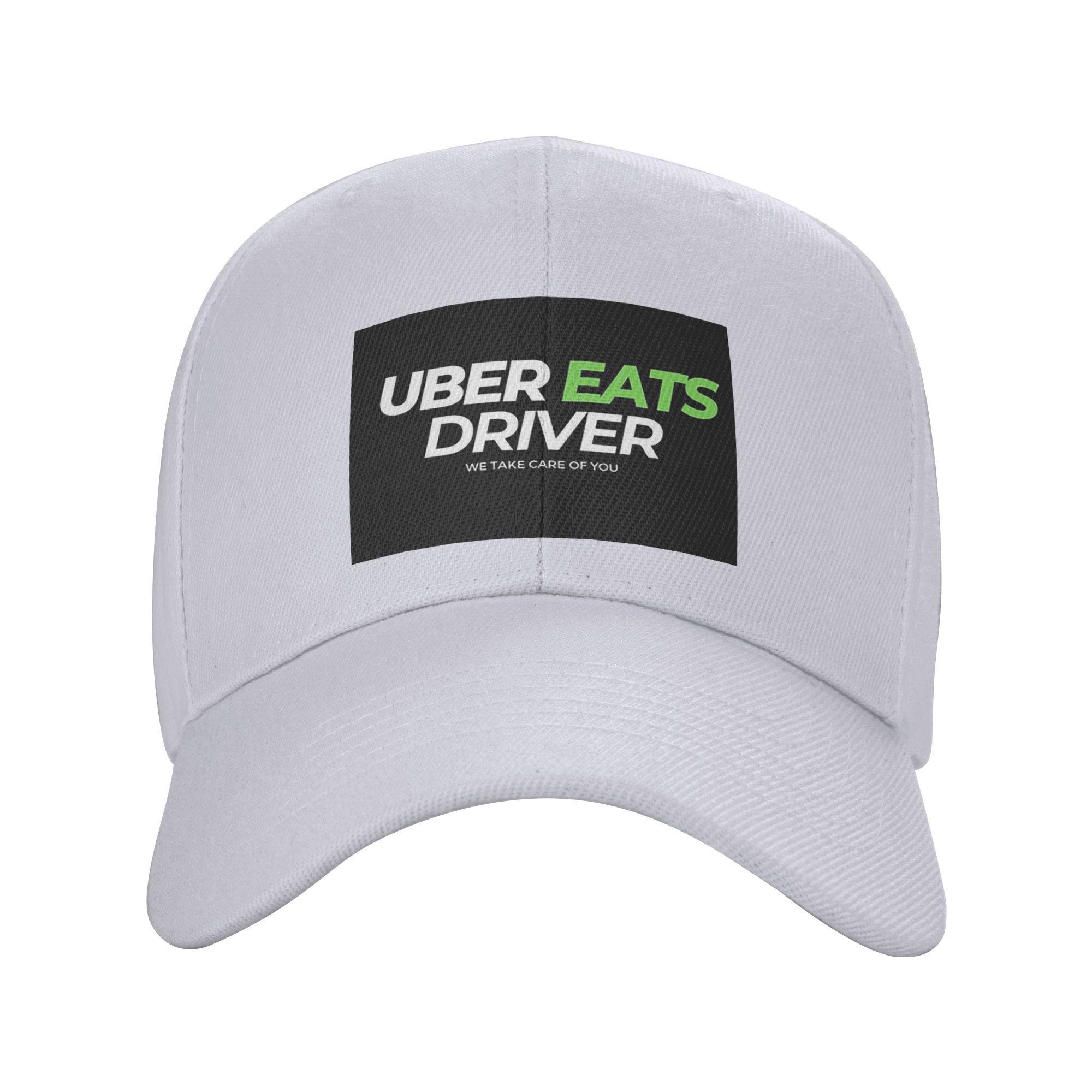 

Унісекс бейсболки з логотипом водія Uber Eats, кепки для водіїв доставки їжі, вуличні літні спортивні бейсболки, кепки в стилі хіп-хоп, кепки-кепки One Size