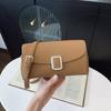 Niche design simple small square bag women's new high-end simple shoulder bag commuter messenger bag
