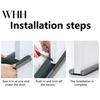 Door Stop Strip Seam Seal Flexible Cut Freely Draft Stopper Bottom Weather Stripping for Home