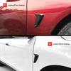 Auto Kotflügel Seitenlüftung Lufteinlass Loch Gitter Aufkleber Auto Zubehör Für Porsche 911 718 Taycan Panamera Cayenne Macan Cayman