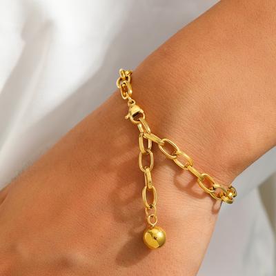 Edelstahl Armbänder Minimalistisch Frisch Quasten Kette Persönlichkeitsdesign Armbänder Für Frauen Zirkon Bankett Geschenke Neu Beliebt